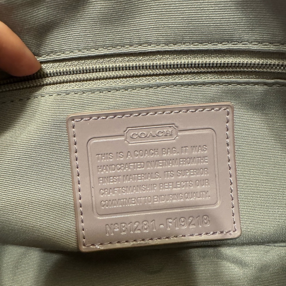 Coach Lavender Mini Shoulder Bag - Picture 11 of 11